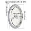 24x1 3/8 Rear Wheels for Manual Wheelchairs, 24 Inch Rubber Pneumatic Tires Replacement Wheel, Wheelchair Rear Wheels Accessories, with 1/2" Bearing (1 Set of 2) view 4