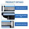 8 PCS Razor Blades Compatible with Gillette Razor Blades Refill Disposable Blade Manual Beard Trimmer Safety Replacement Shaver Heads Set Gift for Dad Boyfriend Grandpa view 3