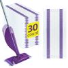30 Pads Power Mop Refills for Flash PowermopFloor Wipes for Flash,Floor Cleaning Absorbing Lock Home Surface Pad Multi-Surface. view 1