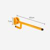 Bathroom Grab Bar Safety Support Rail Nylon Stainless Steel Anti Slip Single Arm Grab Bar White/Yellow Fold Down Support Rail Bathroom Handrail for Elderly and Disabled Toilet Safety Handle view 2