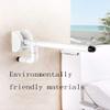 Bathroom Grab Bar Safety Support Rail Nylon Stainless Steel Anti Slip Single Arm Grab Bar White/Yellow Fold Down Support Rail Bathroom Handrail for Elderly and Disabled Toilet Safety Handle view 3