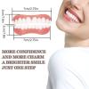 Wttfc Clip in Veneers Teeth Set, 4 Pairs Fake Teeth Veneers, Instant Veneers Dentures, Snap on Veneers Teeth Top and Bottom, Snap on Dentures False Teeth for Men Women Cover Imperfect Teeth view 3