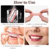 Wttfc Clip in Veneers Teeth Set, 4 Pairs Fake Teeth Veneers, Instant Veneers Dentures, Snap on Veneers Teeth Top and Bottom, Snap on Dentures False Teeth for Men Women Cover Imperfect Teeth view 4