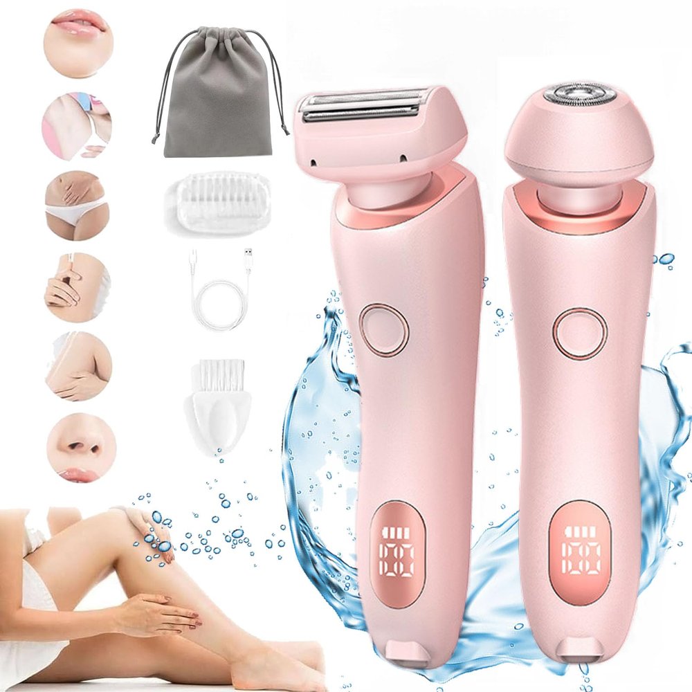 Glide Pro 3.0 Razor, Dusk Razor for Women, The Glide Pro 3.0, Dusk Glide Pro 3.0 Shaver, Wet & Dry for Leg Arm Underarm Pubic Area (Pink)