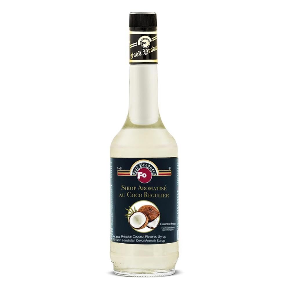 Fo Premium Syrup, Vegan-Friendly, Allergen-Free Natural Flavours and Colourings (1 Qty, Coconut)