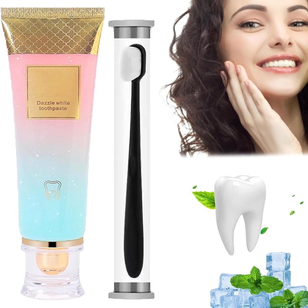Natural Niacinamide Toothpaste, Intensive Whitening Toothpaste, Deep Cleaning, Fresh Breather, for Sensitive Teeth (1)