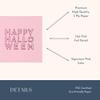 Happy Halloween Pink Cocktail Napkins by Bonjour Fte  20 Pack, 5" Folded with Spooky Cute Pink & Hot Pink Foil Accents  Premium 3-Ply, FSC-Certified Paper  Perfect for Halloween Parties view 4