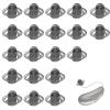 20 PCS Hearing Aid Domes, 8mm Soft Silicone Umbrella Shaped Washable Reusable Hearing Aid Ear Tips, Replacement Hearing Aid Open Earplug Domes Accessories for Adults Seniors (M) view 1
