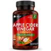 Apple Cider Vinegar Capsules 100% Pure ACV 2000mg - Added Acidophilus with Green Tea,Turmeric & Black Pepper - 2 Months Supply - Tasteless & Vegan - Not ACV Gummies or Tablets - UK Made view 1