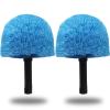 2 Pack Robust Cobweb Duster Head Brush  Superior Twist-On Web Cleaning Tool  Spider Web Remover Brush Compatible with Standard 3/4 Inch Threaded Poles for Outdoor & Indoor Use  Head Only (Blue) view 1