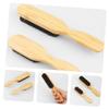 Healeved 2pcs Men's Hair Beard Brush Gentle Bristles Barber Tool Hair Cleaning Styling Portable view 2