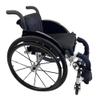 1 Pair 24 Inch Rear Wheel Replacement for Sports Wheelchair, 241 Polyurethane Inflatable Wheel, 12.7mm(1/2") Metal Bearings view 2