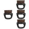 Healeved 4pcs Men Beard Grooming Brush Handle Beard Styling Grooming Tool for Application and Mustache Care view 1