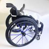 2Pcs 24 Inch Sports Wheelchair Wheel Replacement, 241.38 Inflatable Rear Wheel, Polyurethane Tire with Aluminum Alloy Spoke Hub(Blue) view 2