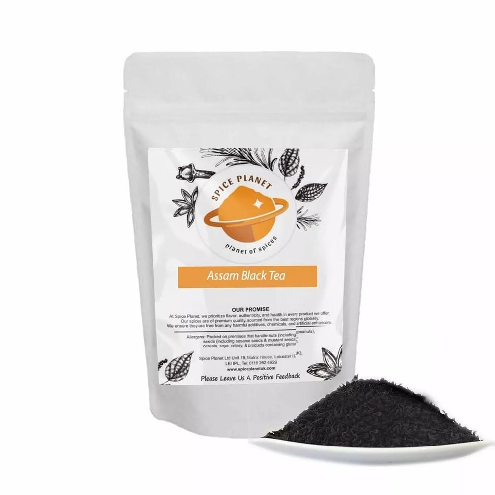 100g | Assam Tea Indian Strong Loose Leaf Black Tea Chai By Spice Planet (100 Grams)