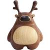Wood Essential Oil Diffuser Cute Decor Car Air Freshener Deer Diffuser Car Diffusers Wood Oil Wood Diffuser with Aromatherapy Car Diffuser Clip for Car Office Bedroom view 1