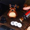 Wood Essential Oil Diffuser Cute Decor Car Air Freshener Deer Diffuser Car Diffusers Wood Oil Wood Diffuser with Aromatherapy Car Diffuser Clip for Car Office Bedroom view 3