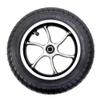 10 x 2 Wheelchair Front Wheel Replacement, Front Wheel Assembly for Electric Wheelchair, Walker, 10-inch Pneumatic Caster Wheels, Aluminum Hub, 12 mm (1/2") Bearing view 2