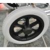12 Inch Wheelchair Rear Wheel Replacement, 12 X 2 Wheelchair Wheels Assembly, PU Solid Tire with 1/2" (12mm) Bearing, Manual Wheelchair Rear Wheels view 2