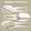 84Pcs False Teeth, Fake Teeth Dental Acrylic Resin Denture, Denture Repair Kit, 23 Shade A2 Upper + Lower Dental Materials for Replacement, for Missing Loose Tooth, 3 Sets, 23 A2 view 3