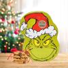 The Grinch Biscuit Tin Gift Set - Adorable Grinch Face Metal Tin with Choc Chip Shortbread Biscuits 150g Wonderful Biscuits Gift Set with Topline Card for Christmas Gifts, Stocking Fillers. view 2