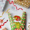 The Grinch Biscuit Tin Gift Set - Adorable Grinch Face Metal Tin with Choc Chip Shortbread Biscuits 150g Wonderful Biscuits Gift Set with Topline Card for Christmas Gifts, Stocking Fillers. view 3