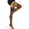 beister 15-20 mmHg Medical Compression Stockings with Dot Silicone Band, Closed Toe Thigh High Graduated Compression Socks for Women Men, Circulation Support Pressure Stockings for Varicose Veins, DVT
