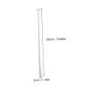 12 Pcs Telescopic Scratcher Practical Back Scratcher Body Scratcher Scratching Tool Portable Scratcher Portable Back Scratcher Metal Shoes Lifter Massage Scraper Stainless Steel (Silver 50X3CM) view 4