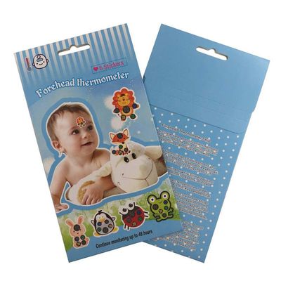 Cute Cartoon Stick On Fever,Stick-On Fever Indicator,Stickers Accurate Forehead Fever,Continuously Fever Temperature Fever Stickers for Children Infants (Assorted Color)