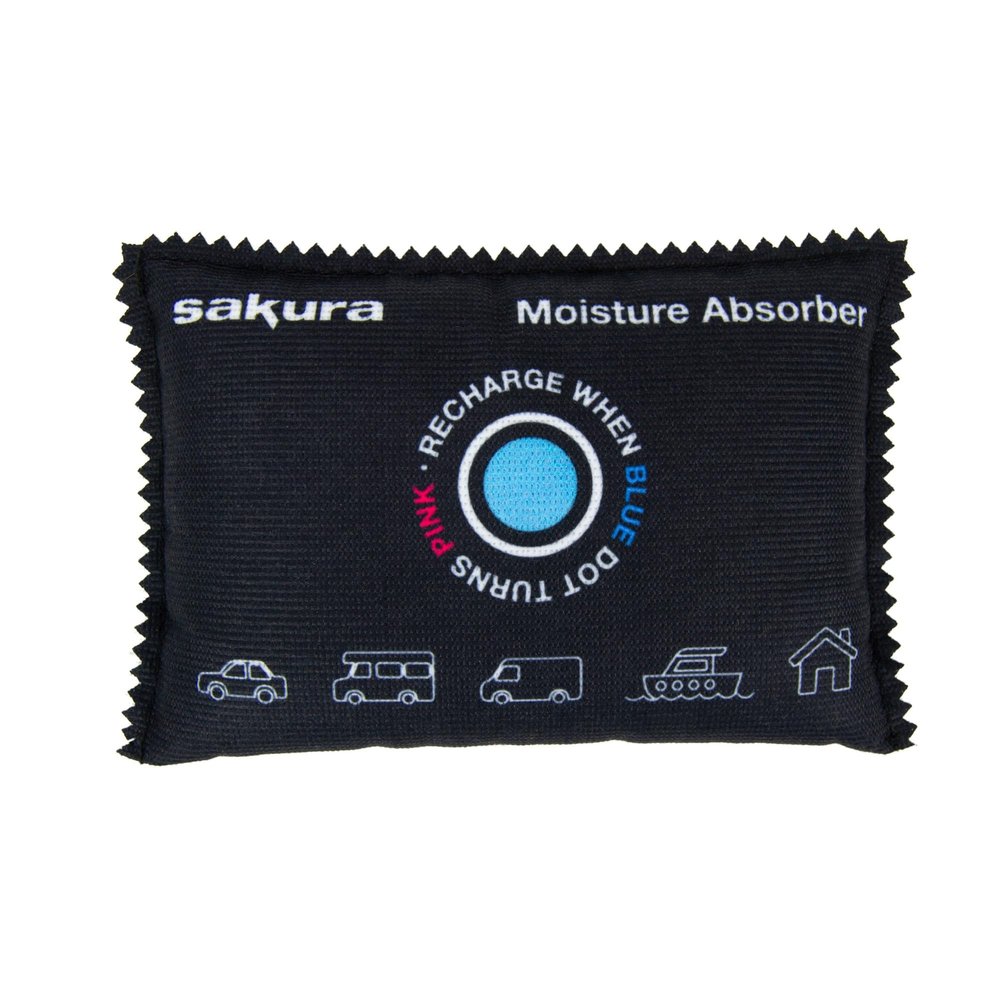 Sakura SS5537 Reusable Moisture Remover Rechargeable Dehumidifier for Car windscreens and any area with condensation Absorbs Moisture, Clears Windscreens, Prevents Mold & Mildew