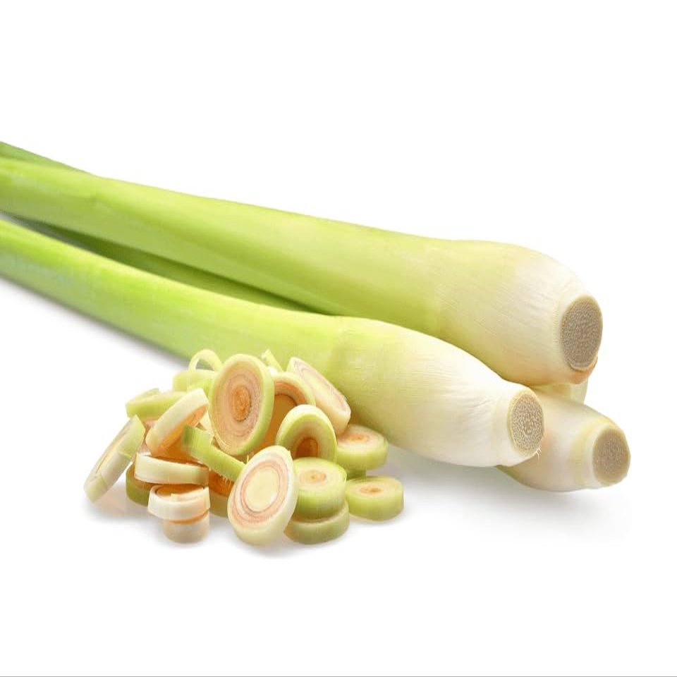 Fresh Lemongrass Stalks, Aromatic Herb for Cooking and Beverages (80g X 3)