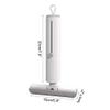 MiOYOOW Mini Mop, Flexible Rotating Portable Desk Mop, Wet & Dry Use, White, Cotton Head, Hard Floor & Tile, 20x15x3cm view 4