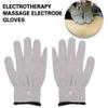 1 Pair Conductive Silver Fiber Electrode Therapy Gloves Electrotherapy Unit Therapy For Phycical Gloves Body Massage view 3