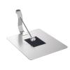 DFHS46JK Tissue Box Cover Stainless Steel Paper Towel Rack Square Paper Towel Seat Hotel Restaurant Countertop Square Towel Rack Pressure Paper Seat Clip Creative Napkin Seat In Living Room(S) view 1