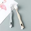 CHENYUEFA HAIBING Brush Home Shoes Brush, Multifunctional Long Handle Double End Shoe Brush White Shoe Cleaner Plastic Soft Hair Wash Cleaner for Shoes Home Accessories Bathroom Tools Shoes Brush view 2