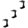 Healeved 3pcs Shaving Brush Stand Beard Brush Holder Acrylic Razor Holder Desktop Razor Stand for Men's Bathroom view 1