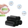 10L Small Bin Bags, 150 Counts Bin Liners Small Pedal Bin Bags, Black Trash Bags, Mini Garbage Bags for Car, Office, Bathroom, Bedroom (Fits 0.8,1.5,1.2 3Gal Gallon Bins) view 3