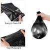 10L Small Bin Bags, 150 Counts Bin Liners Small Pedal Bin Bags, Black Trash Bags, Mini Garbage Bags for Car, Office, Bathroom, Bedroom (Fits 0.8,1.5,1.2 3Gal Gallon Bins) view 4