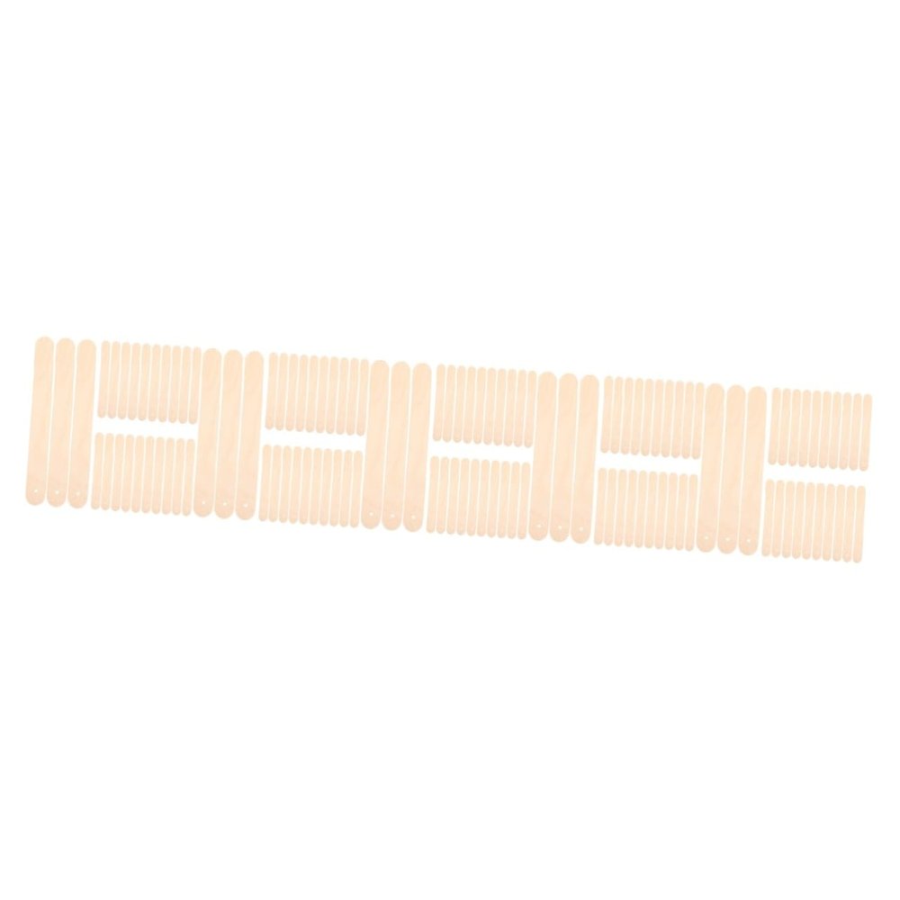 Gatuida 250pcs Wooden Craft Ice Making Sticks for Home Wide Sticks for Crafts for Ice Pops and Jumbo Lollipop Projects