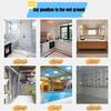 12 Pcs Interlocking Non-Slip Tiles, 30x30 CM Splicing Bathroom Floor Mats, Drainage Mat for Bath Shower Kitchen Tub Toilet Patio Boat(Color:yellow) (Green) view 3
