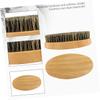 Healeved 3 Sets Beard Shaving Beard Scissors Comb Brush Tool Kit Grooming Kit for Men view 4