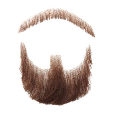 Fake Mustache Face Beard for Adults Realistic Makeup Costume Lace Man Beards Brown Beauty tools