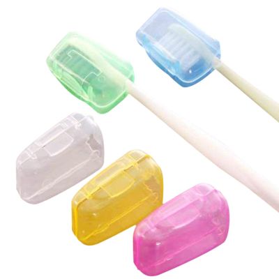 10 Toothbrush Cover, Toothbrush Cover Protective Case, Travel Portable Toothbrush Head Cover, Suitable for Electronic and Manual Toothbrushes, Portable Toothbrush Head Protective Case, Random Colour
