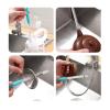 1~10PCS Cleaner Bowl Pot Washing Tool Cleaning Scrubbing Brush Ideal Food Mixer Monsieur(10pcs) view 2