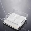 DFHS46JK Tissue Box Cover Square Cocktail Napkin Holder Paper Serviette Dispenser Tissue Box Bar Caddy for Dining Table Hotel Home In Living Room view 3