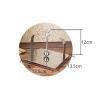 DFHS46JK Tissue Box Cover Stainless Steel Napkin Holder Countertop Napkin Holder Paper Towel Holder Decorative Tissue Holder Stand - 13.5x13.5cm In Living Room view 2