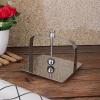 DFHS46JK Tissue Box Cover Stainless Steel Napkin Holder Countertop Napkin Holder Paper Towel Holder Decorative Tissue Holder Stand - 13.5x13.5cm In Living Room view 4