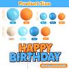 Balls Cake Toppers Blue Orange Birthday Cake Decorations for Baby Shower Birthday Cake Decorating (blue dog) view 2