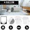 Rishpahu Small Trash Bags 4 Gallon, Flexible & Durable Small Garbage Bags, Unscented & Easy Tearing 4 Gallon Trash Bag for Kitchen, Bathroom, Bedroom, Office, Transparent, 220Counts, 0.3Mil view 3
