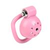 Men's Flat Pink Ventilated and Breathable Protective cage, Locking Protection Device view 4